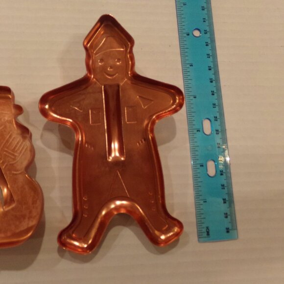Vintage Cookie Cutters Christmas Gingerbread Man Tree Snowman - Picture 6 of 6